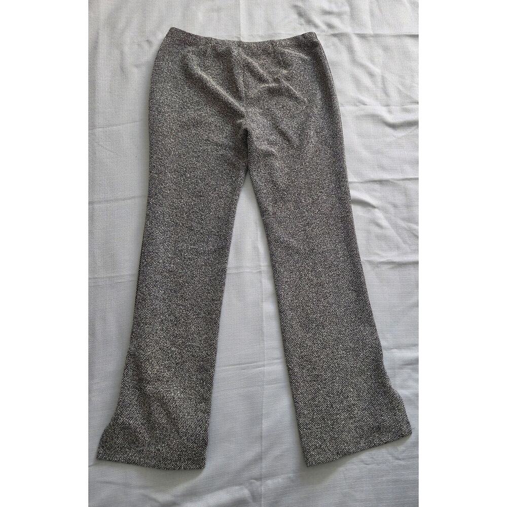 Express Black White Pattern Stretch Boot Cut Trou… - image 6